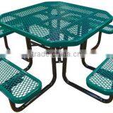 Arlau Metal Rectangle Patio Table thumbnail-2