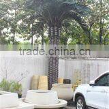 Home Garden Decoration 100cm to 1000cm Height Artificial Indoor Live Plastic Ficus Red With Green Palm Tree EZLS05 1002 thumbnail-4