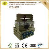 Pine Natural Factory Wooden Book Storage Crates thumbnail-2