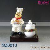 2015 New Design Ceramic Oil Bottles,polyresin Chef Figurines thumbnail-1