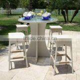 2016 Wicker Outdoor Patio Furniture Bar Drink Chairs and Table thumbnail-1