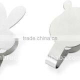 Stainless Steel Pothook, Metal Pothook, Pothook, Hooks, Adhesive Hooks,Mickey Design, Kitty Design, Hand Design, Bear Design