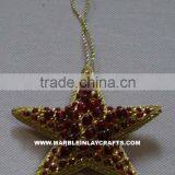 Handmade Zari Christmas Hanging thumbnail-1