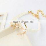 Bracelet Women 2017 Leather Bracelet Anchor Bracelet thumbnail-4