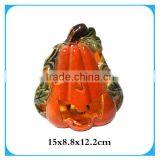 Ceramic Halloween Pumpkin Decorations Led Light thumbnail-1