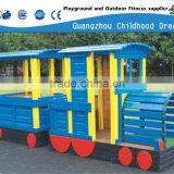 (A-05704)EXCELLENT QULAITY !!!! WOOD PLAYGROUND ,BLUE TRAIN PLAYGROUND ,KIDS OUTDOOR TRAIN PLAYGROUND SLIDE thumbnail-1