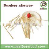 Natural Round Bamboo Skewers/bamboo Skewer In Bag/ Bamboo Bbq Skewer Wholesales thumbnail-3