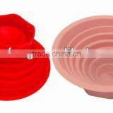 Cap Shape Silicone Fruit Basket Silicone Fruit Dish Fruit Tray thumbnail-1