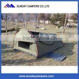 Mold Resistant Single Waterproof Canvas Swag for Free Standing