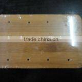 2017 Promotion Bamboo Rectangular Cooking Pad With Hole