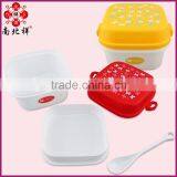 Double Layers Square Plastic Tiffin Lunch Box