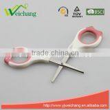 WCSC225 Premium Novelty Wholesale Soft Handle Colorful School Children Plastic Scissors Funny Shape New Handle Design thumbnail-3