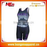 Hongen Apparel Top Selling Products in Mens Dry Fit Wrestling Singlet Printing Customised thumbnail-1