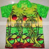 Purple Coconut Palm Hawaiian Shirts thumbnail-2
