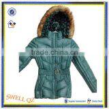 New Women Coat With Fur Hood thumbnail-1
