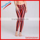 100% Polyester Fabric or Spandex Coolmax Fabric Compression Running Pants thumbnail-3