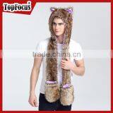 Custom Winter Hotsale Sexy Fur Animal Hats and Caps Men thumbnail-4