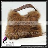 CX-H-23 Wholesale Ladies Korea Fashion Fox Fur Handbags Tote Bag thumbnail-1