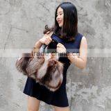 CX-H-17C Good Quality Wholesale Price Genuine Fox Fur Handbag Women Bags thumbnail-6