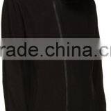 Long Sleeve Hoodie Structural Wire at Hood Perimeter Asymmetrical Zip Closure Welt Side Pockets Rib Knit Cuffs and Hem thumbnail-3