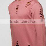 Custom Sports Tracksuits for Men Hot Sale Pullover Distressed Tracksuit thumbnail-4