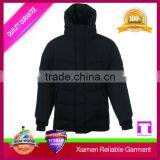 Black Winter Motorcycle Down Jacket thumbnail-1