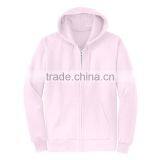 Wholesale Zip Up 65% Polyester 35% Cotton Plain Fleece Men's Hoodie Manufacturers thumbnail-3