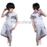 Custom Wholesale Good Quality Summer Boy t Shit Suit With Printing Dragon Children Shirt thumbnail-3