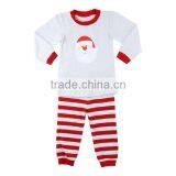 2017 Wholesale Toddler Boy Girl Cotton Christmas Pajamas Boutique Baby Clothes Red Green Kids Pajamas thumbnail-2