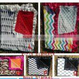 Baby Chevron Minky Blanket Baby Minky Blanket Soft Baby Blanket Minky Dot Plain Minky Dot Fabric Baby Blankets Baby Mink Blanket thumbnail-2