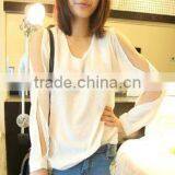 Sexy Women Pure Col Chiffon Clothing Designs Fashionable 2013 thumbnail-1