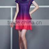 Oem Manufacturer Custom Design Italy INKS Sublimation Printing Netball Uniforms Dress thumbnail-1
