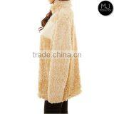 Wholesale Womens Frosted Collar Quarter Zip Sherpa Fleece Pullover thumbnail-3