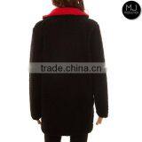 Factory Wholesale Women Sherpa Fleece 1/4 Zip Pullover thumbnail-3