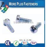Made in Taiwan Carbon Steel Self Tapping Thread Rolling Tapping Screw Taptite Screw thumbnail-2