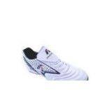 Wholesale PU, EVA , Rubber White / Black Turf Indoor Outdoor Childrens Soccer Shoes thumbnail-1