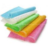 Anti grease cleaning cloth,bamboo fiber dish cloth