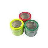 Magnetic Empty Gift Tins / Clear Window Tinplate Box With Cover thumbnail-1