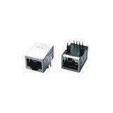 Shield Network Port 1 x 1 Tab Down RJ45 Jack Module With Lan Transfomer 10/100Base thumbnail-1