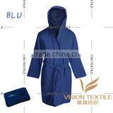 New Style Mens Microfiber Bathrobe With Bag