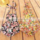 Floral Girl Boutique Clothes Newborn Baby Clothes Rompers Newest Printed Baby Romper thumbnail-2
