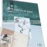 150gsm 35 sheets wire bound colored cover 27x38cm Sketch pad