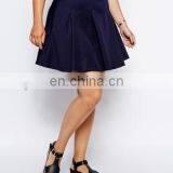 Woman Plus Size Pleated Skater Skirt thumbnail-3