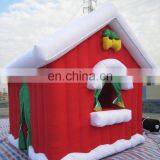 Small Inflatable Red House for Christmas Use/ Christmas House Tent thumbnail-1