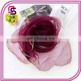 New Ladies Lace Simple Silk Gauze Kerchief Nail Bead 140*140cm Scarves thumbnail-1