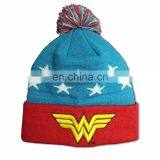 Custom Crochet Children Hat With Knitted Flower Deco thumbnail-5