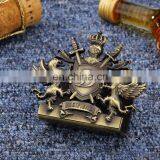 Customized Logo Wholesale Factory Direct Sale Design for Office Desk Ancient Bronze Name Card Holder thumbnail-1