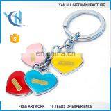 Multicolor Metal Charming Crystal Zodiac Charms Keychain thumbnail-5
