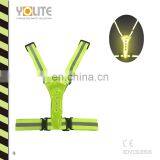 LED Reflective Vests With CE EN13356 For Night Jogging /reflective Safety Vest