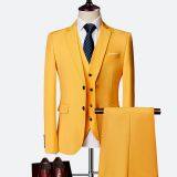 High End Men's Suit Three Piece Panchromatic Business Suit Set Can be Customized thumbnail-4
